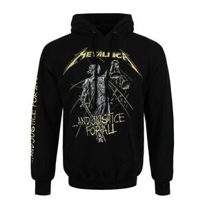 Metallica Unisex Adult And Justice For All Tracks Hoodie / Black